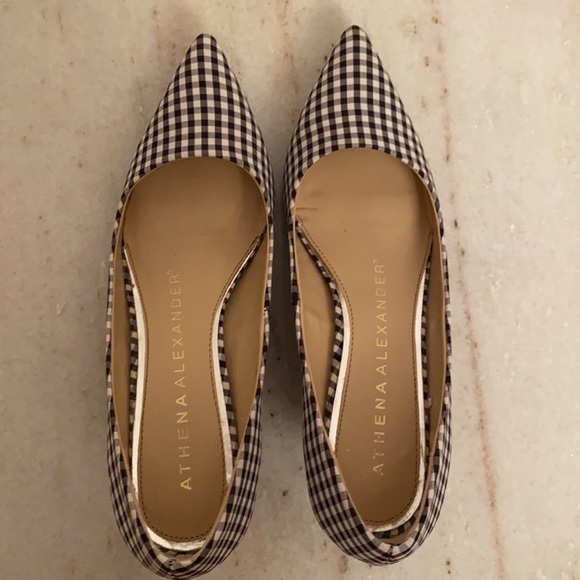 Athena Alexander Black and White Kitten Heels Size 8 - Picture 4 of 11